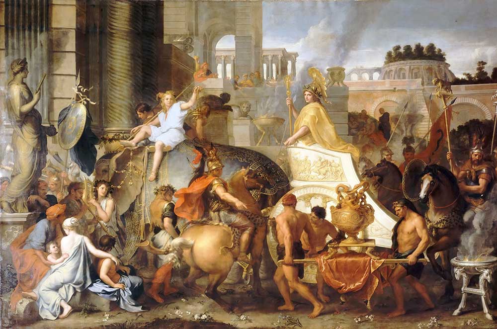 Charles Le Brun İskender'in Babil'e Girişi