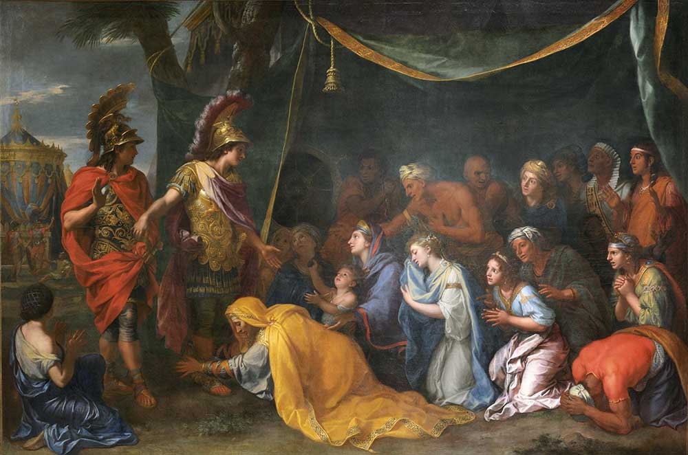 Charles Le Brun Pers Kraliçesi ve İskender