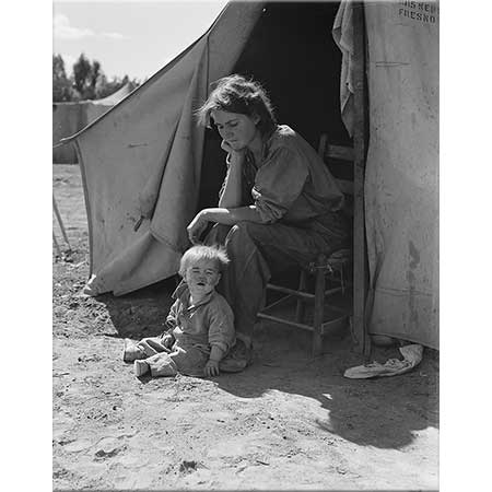 Dorothea Lange On Sekiz Yaşındaki Anne