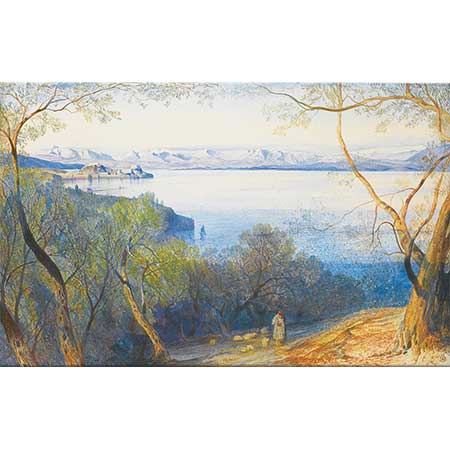 Edward Lear Corfu Manzarası