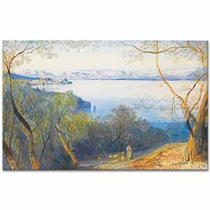 Edward Lear Corfu Manzarası