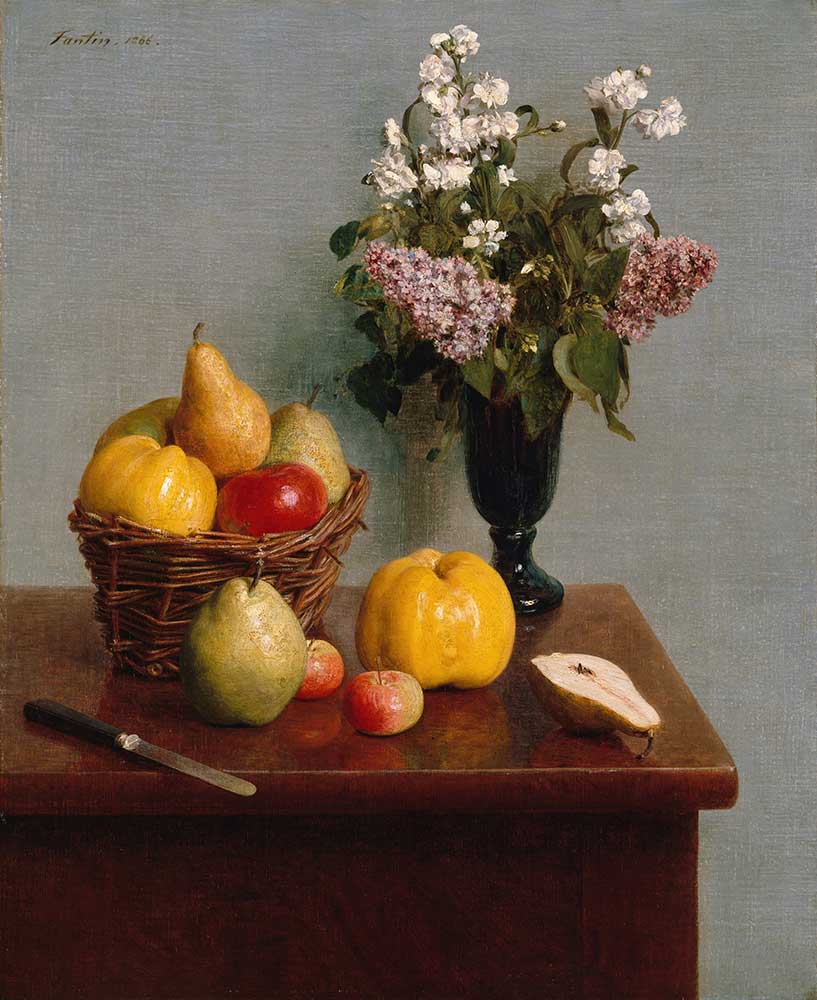 Henri Fantin Latour Çiçekler ve Meyveler