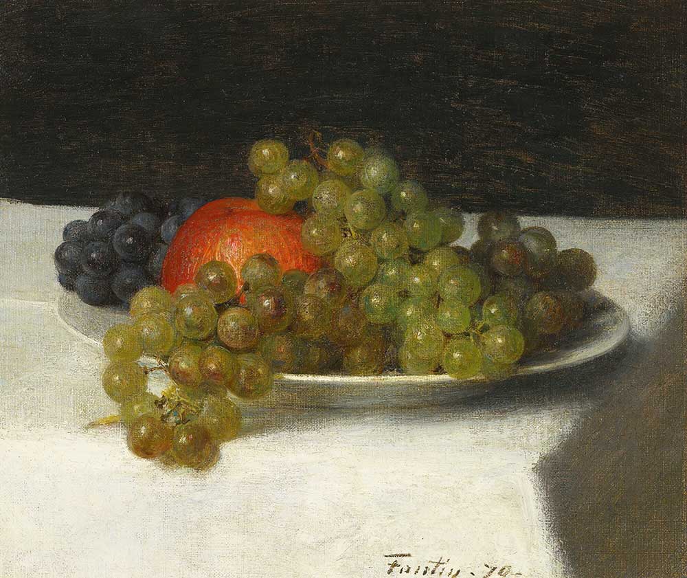 Henri Fantin Latour Elma ve Üzümler