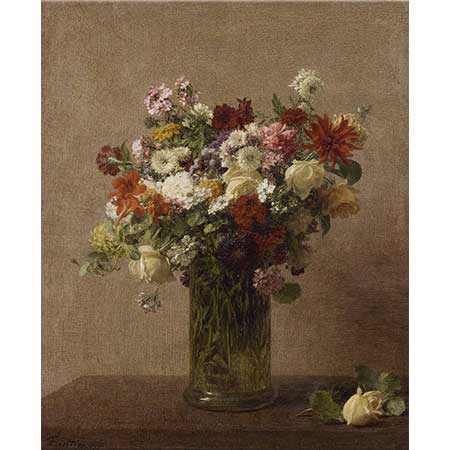 Henri Fantin Latour Normandiya Çiçekleri