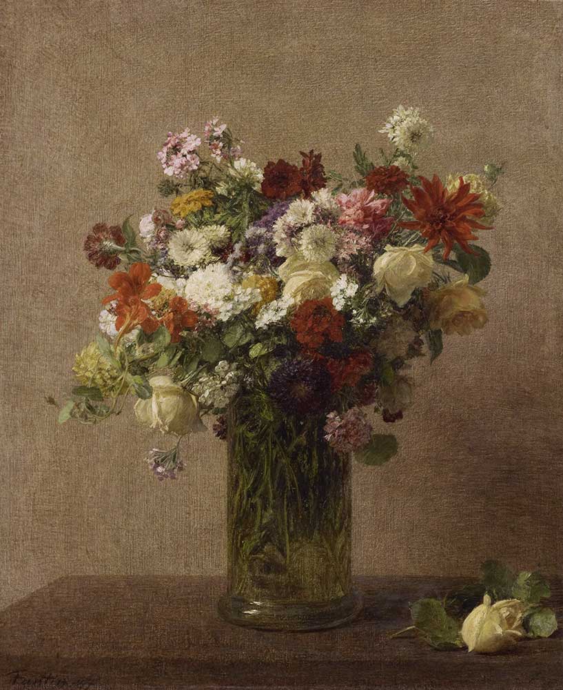 Henri Fantin Latour Normandiya Çiçekleri