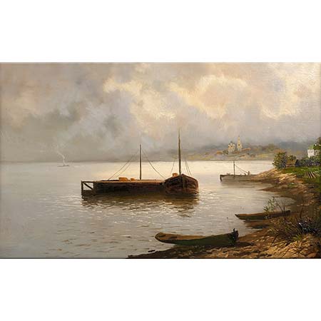 Isaac Levitan Volga Kıyısında