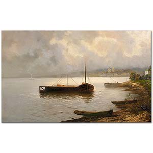 Isaac Levitan Volga Kıyısında