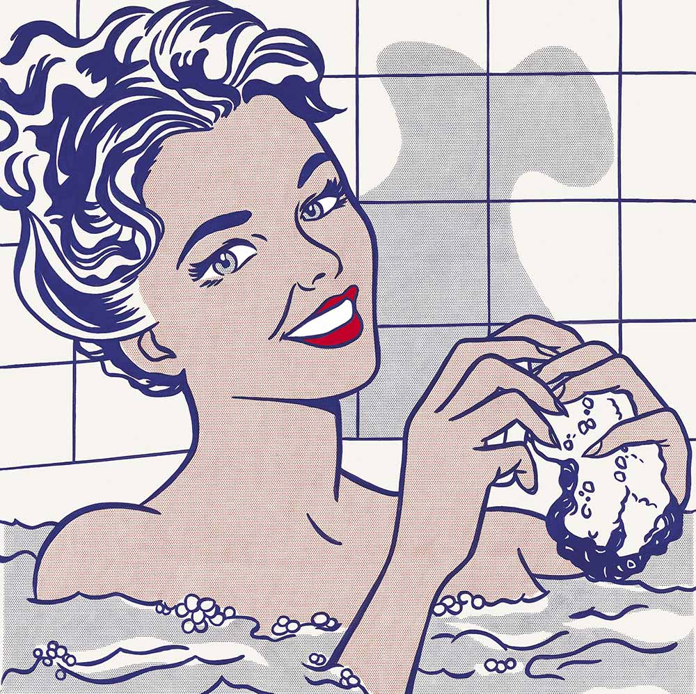 Roy Lichtenstein Banyodaki Kadın