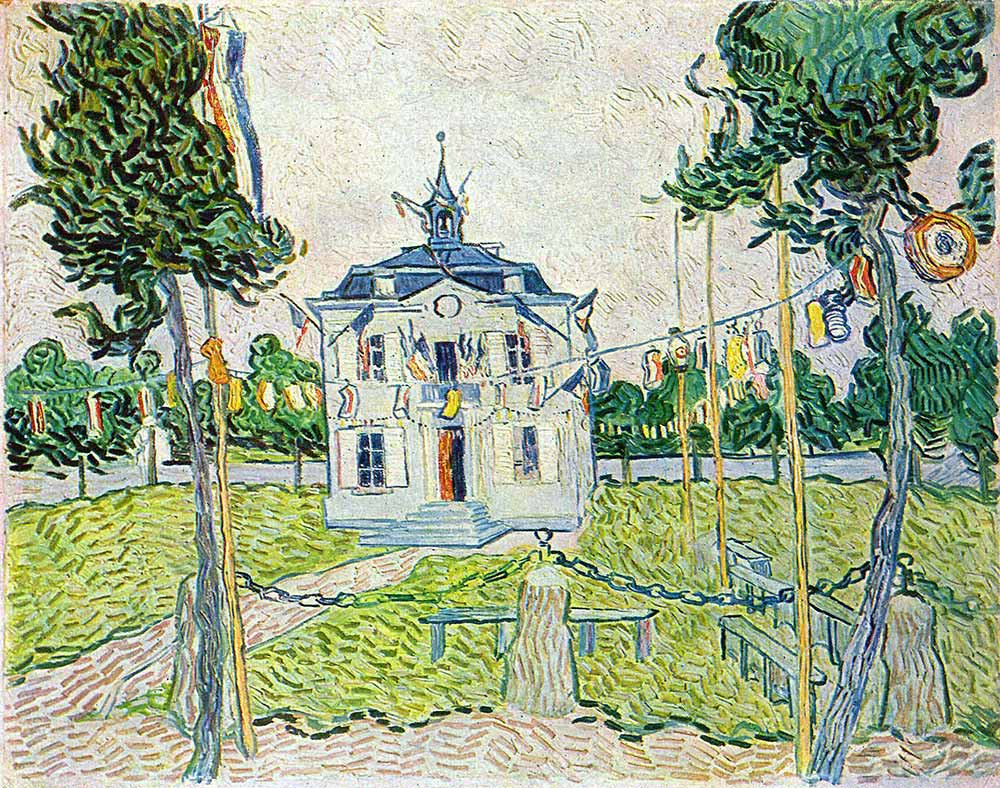 Vincent van Gogh Auvers Belediye Binası