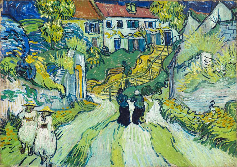 Vincent van Gogh Auvers'te Yol ve Merdiven