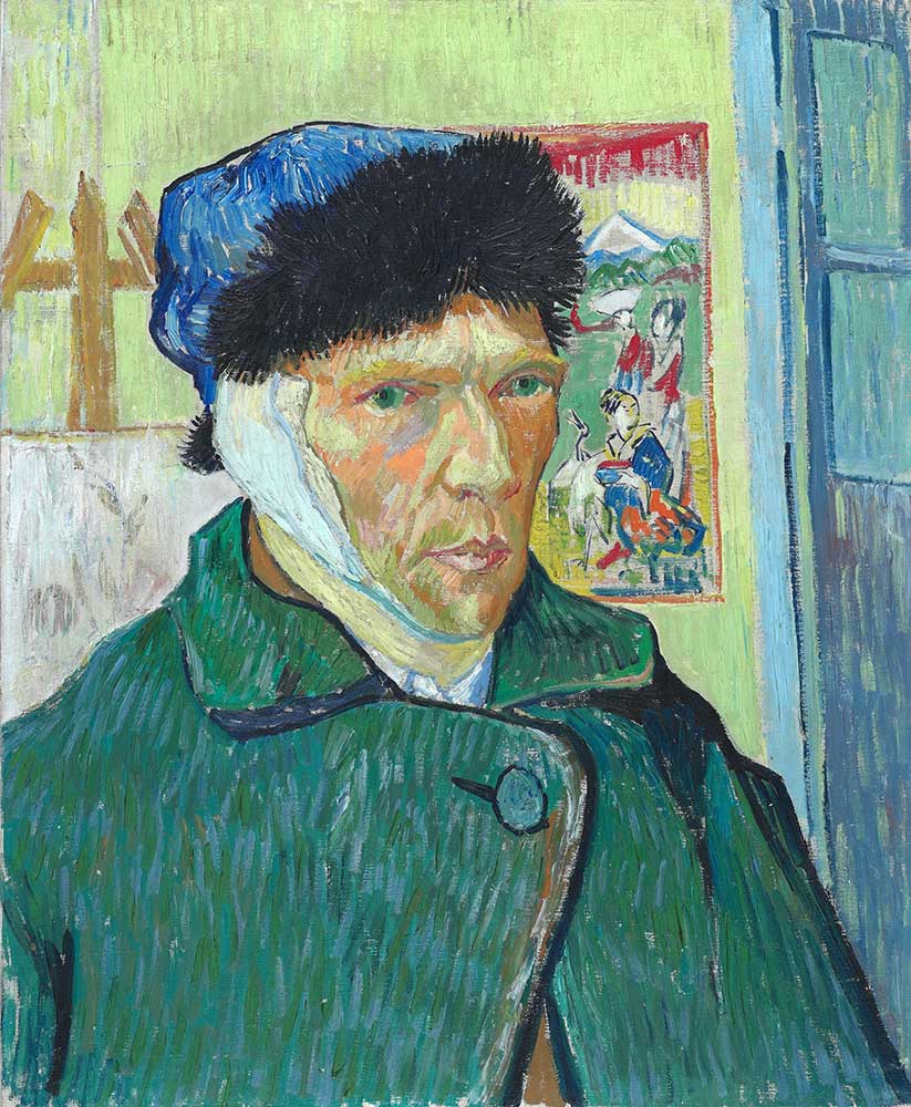 Vincent van Gogh Bandajlı Kulağı ile Kendi Portresi