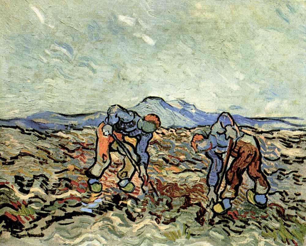 Vincent van Gogh Çalışan Çiftçiler