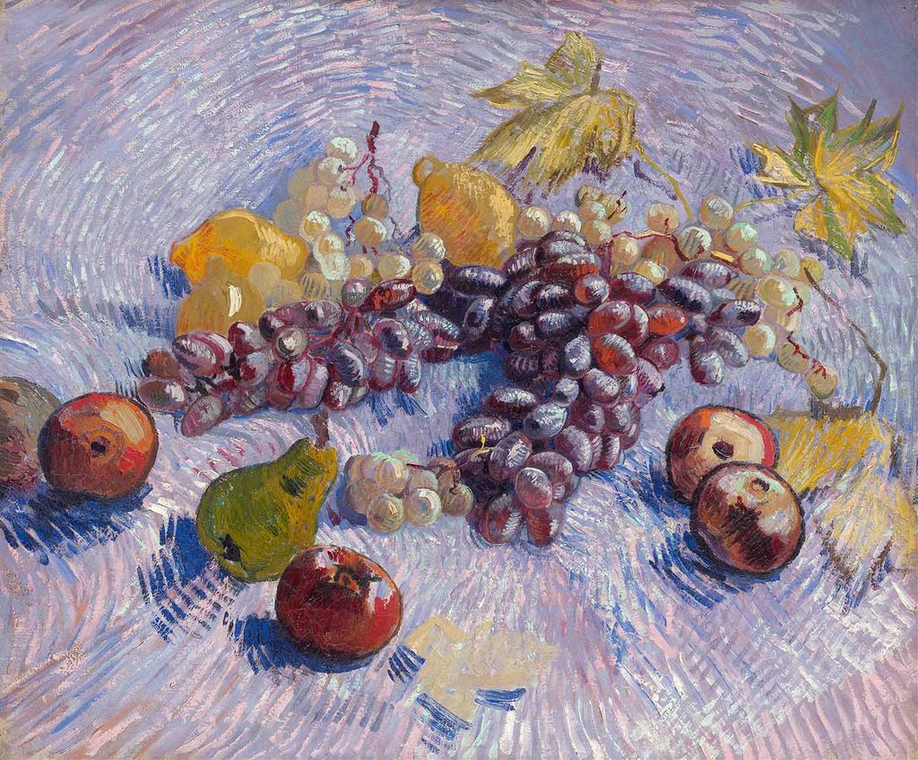 Vincent van Gogh Üzüm Limon Armut ve Elmalar