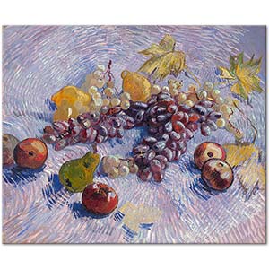 Vincent van Gogh Üzüm Limon Armut ve Elmalar