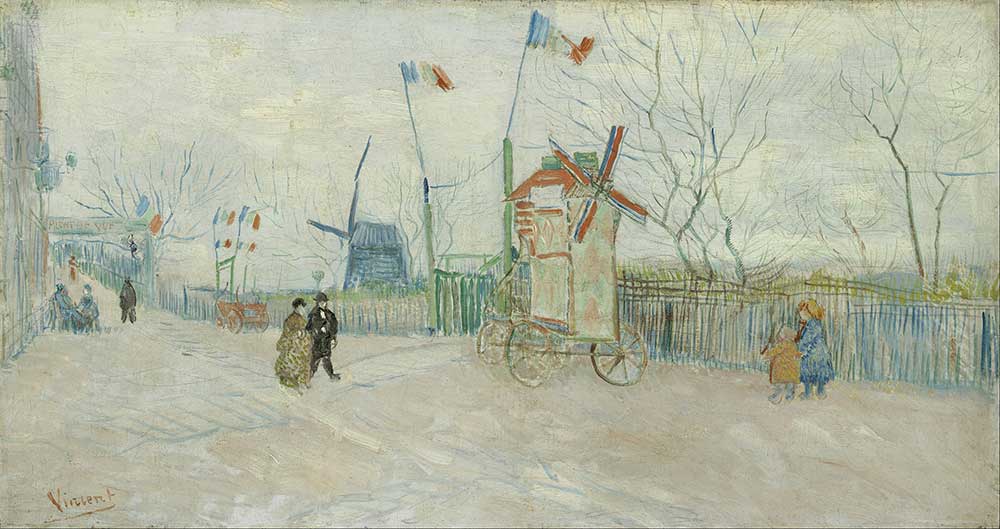 Vincent van Gogh Montmartre'da Bayram