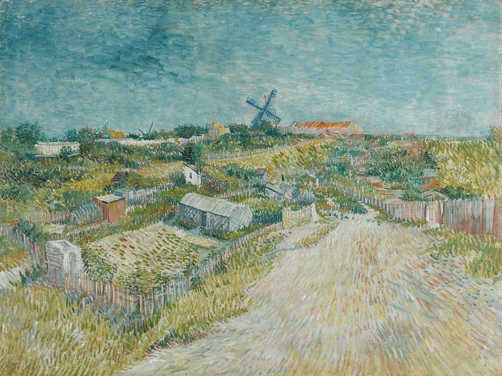 Vincent van Gogh Montmartre'den Sebze Bahçesine Bakış