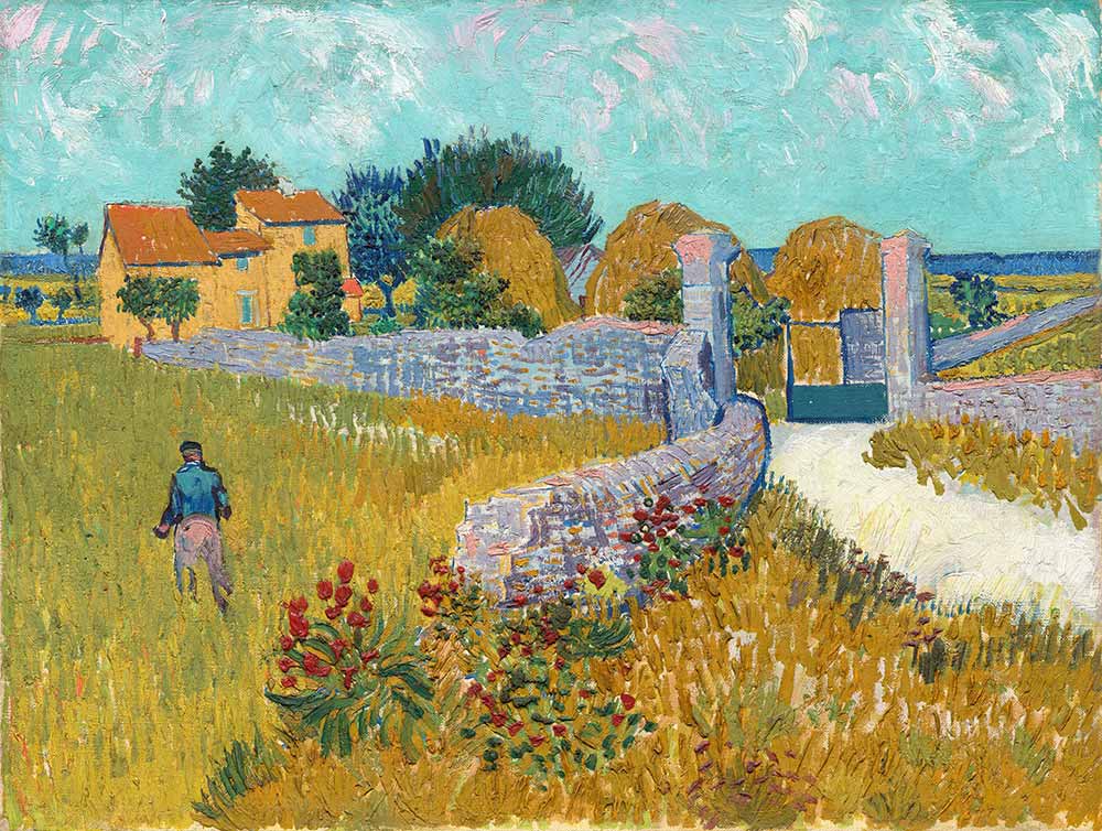 Vincent van Gogh Provence'de Çiftlik Evi