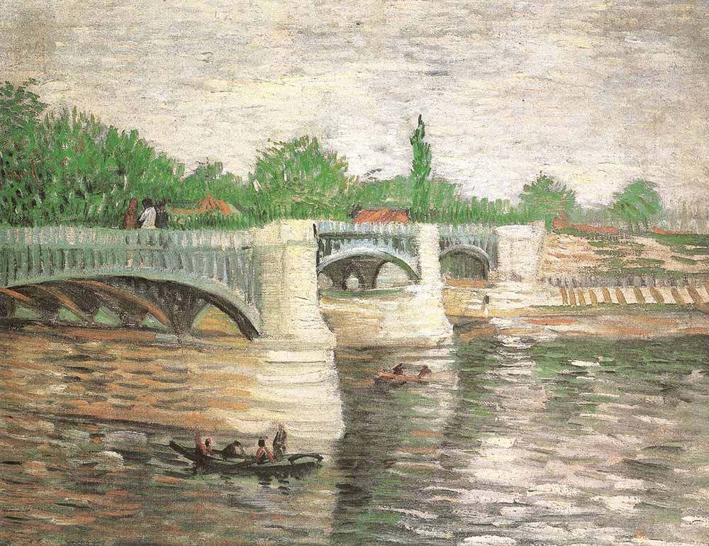 Vincent van Gogh Seine Nehri ve Pont de la Grande Köprüsü