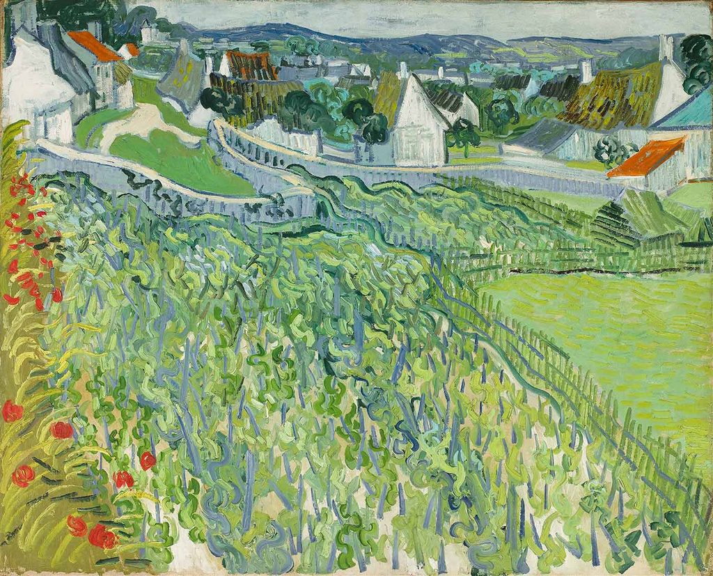 Vincent van Gogh Auvers'te Üzüm Bağları