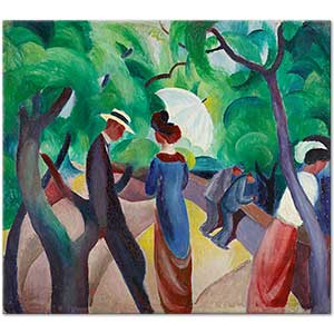 August Macke Gezinti Yeri