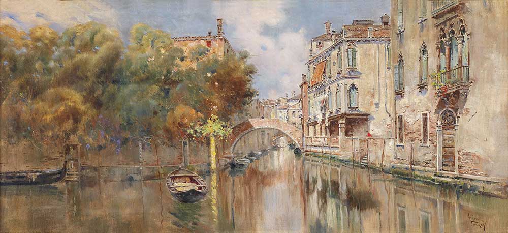 Antonio Reyna Manescau Venedik'te Kanal