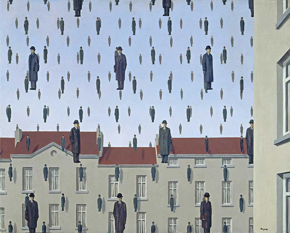 Rene Magritte Golconda
