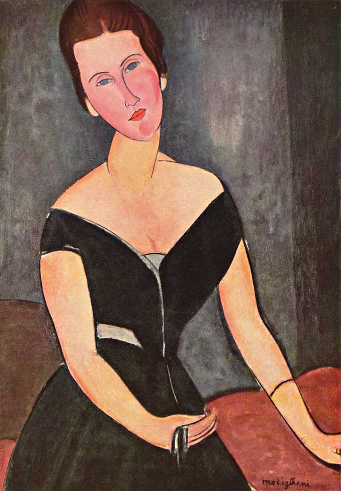Amedeo Modigliani Bayan van Muyden'in Resmi