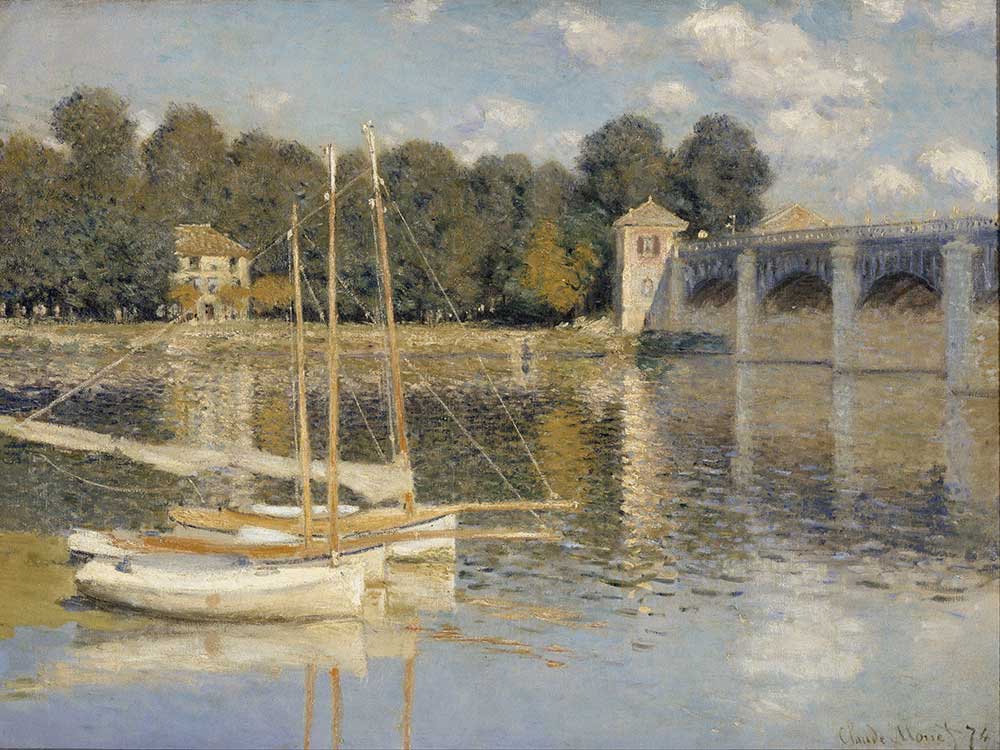Claude Monet Argenteuil Köprüsü
