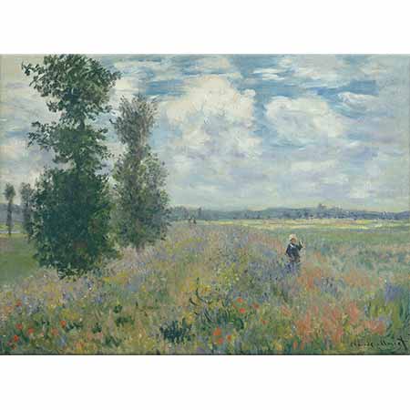 Claude Monet Argenteuil'de Gelincik Tarlaları