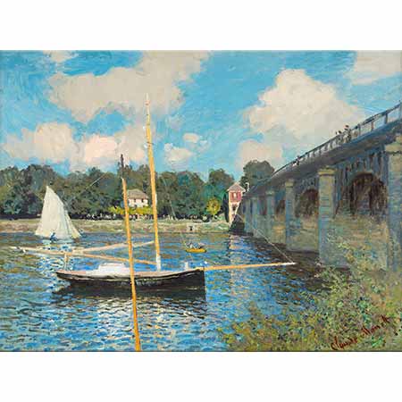 Claude Monet Argenteuil'de Köprü