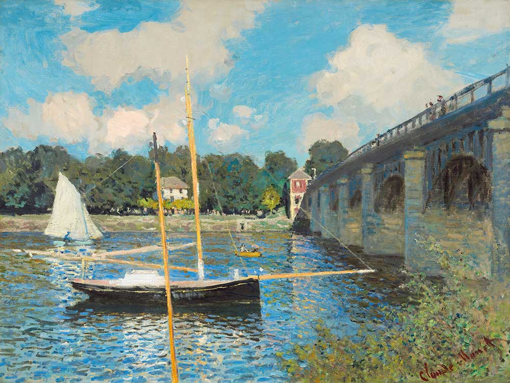 Claude Monet Argenteuil'de Köprü