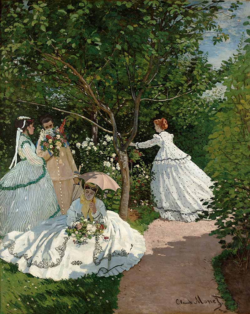 Claude Monet Bahçede Kadınlar