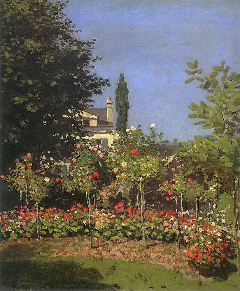 Claude Monet Çiçek Bahçesi