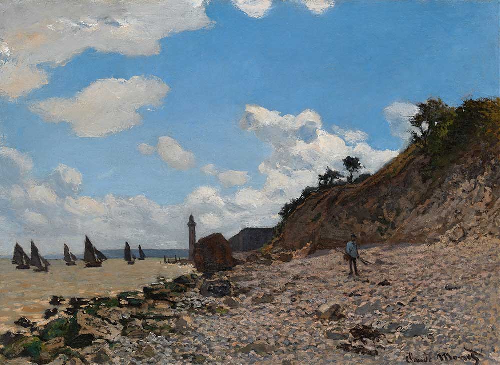 Claude Monet Honfleur Sahili