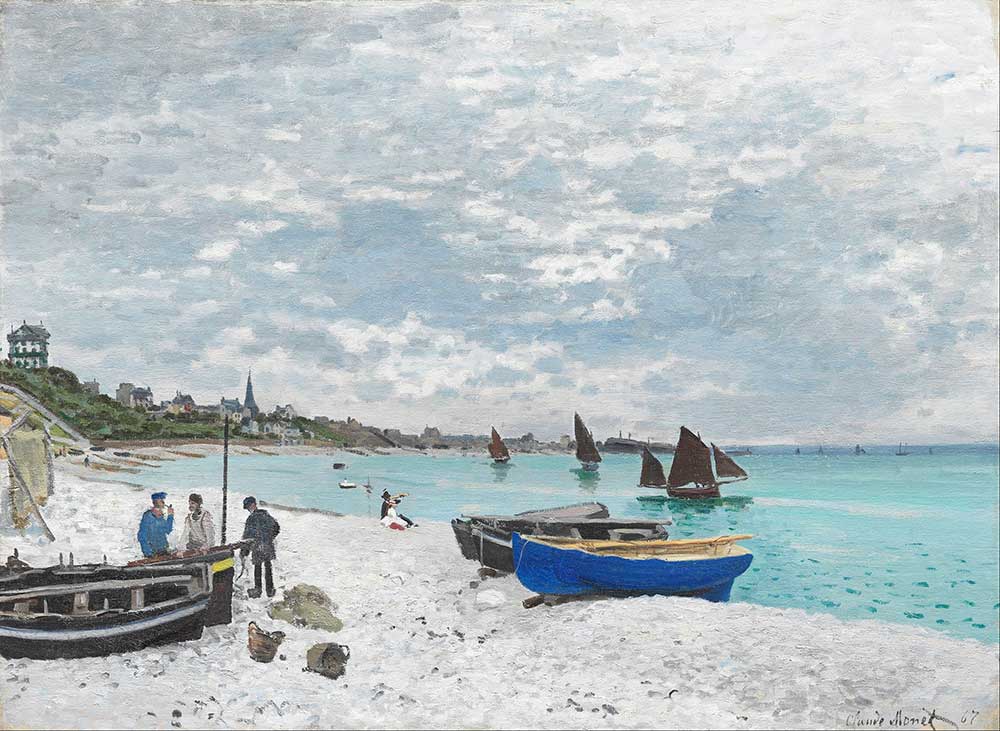 Claude Monet Sainte Adresse Sahili