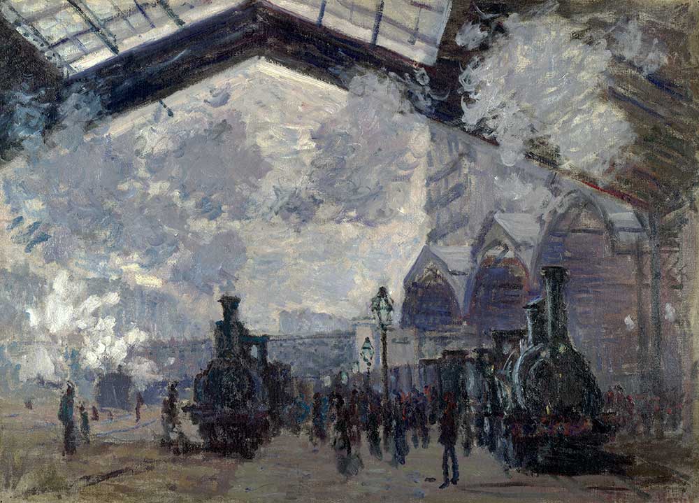 Claude Monet St Lazare Garı