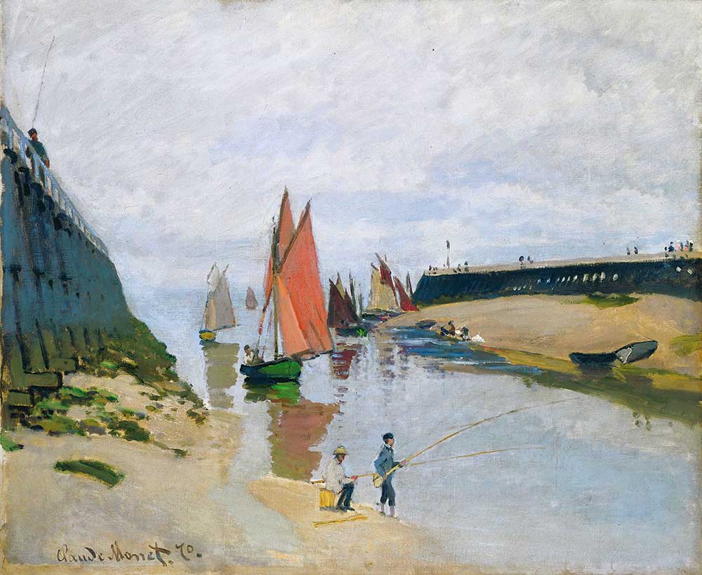 Claude Monet Trouville Liman Girişi