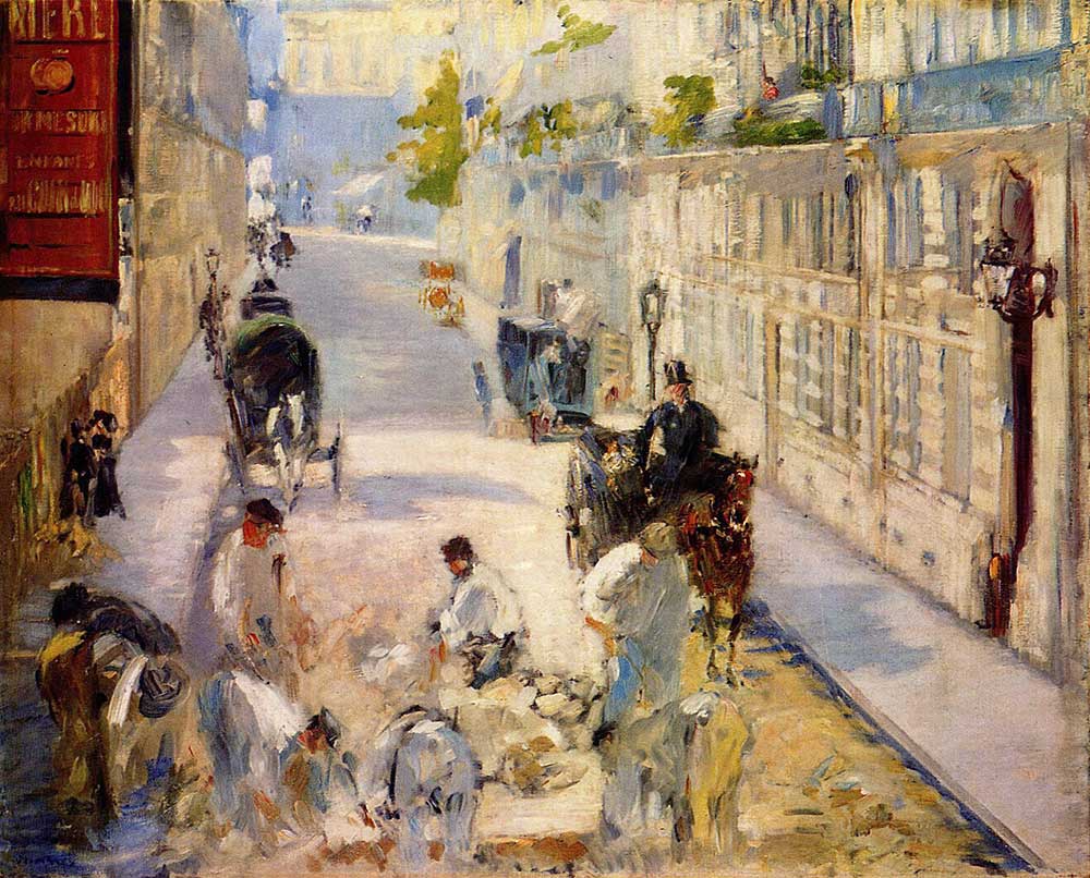 Edouard Manet Berne Caddesinde İşçiler