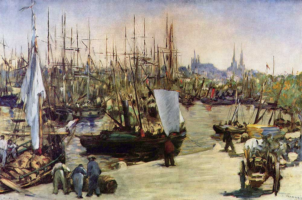 Edouard Manet Bordeaux Limanı