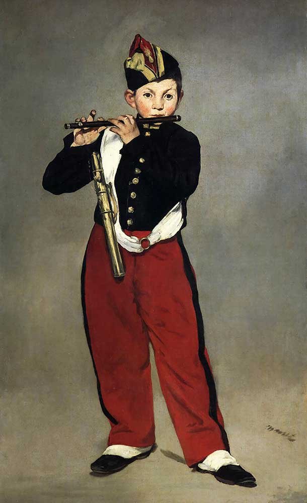 Edouard Manet Flütçü