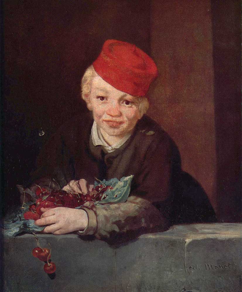 Edouard Manet Kirazlarla Çocuk