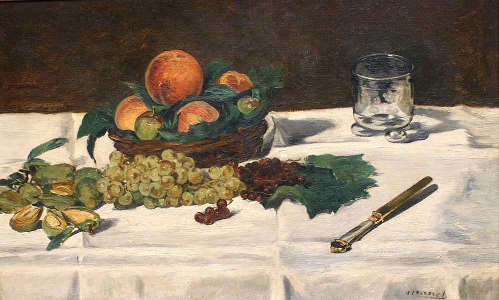 Edouard Manet Meyveli Natürmort