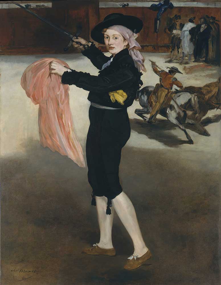 Edouard Manet Mille Victorine Matador Kostümü ile