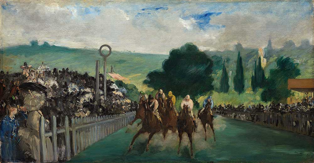 Edouard Manet Paris Yakınlarında Atyarışı