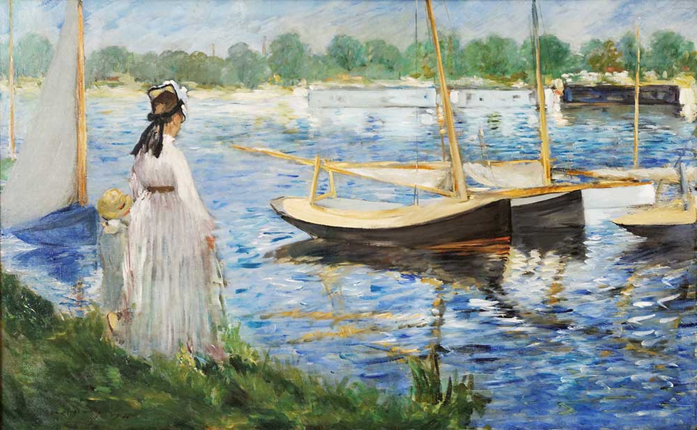 Edouard Manet Seine Kıyısı Argenteuil