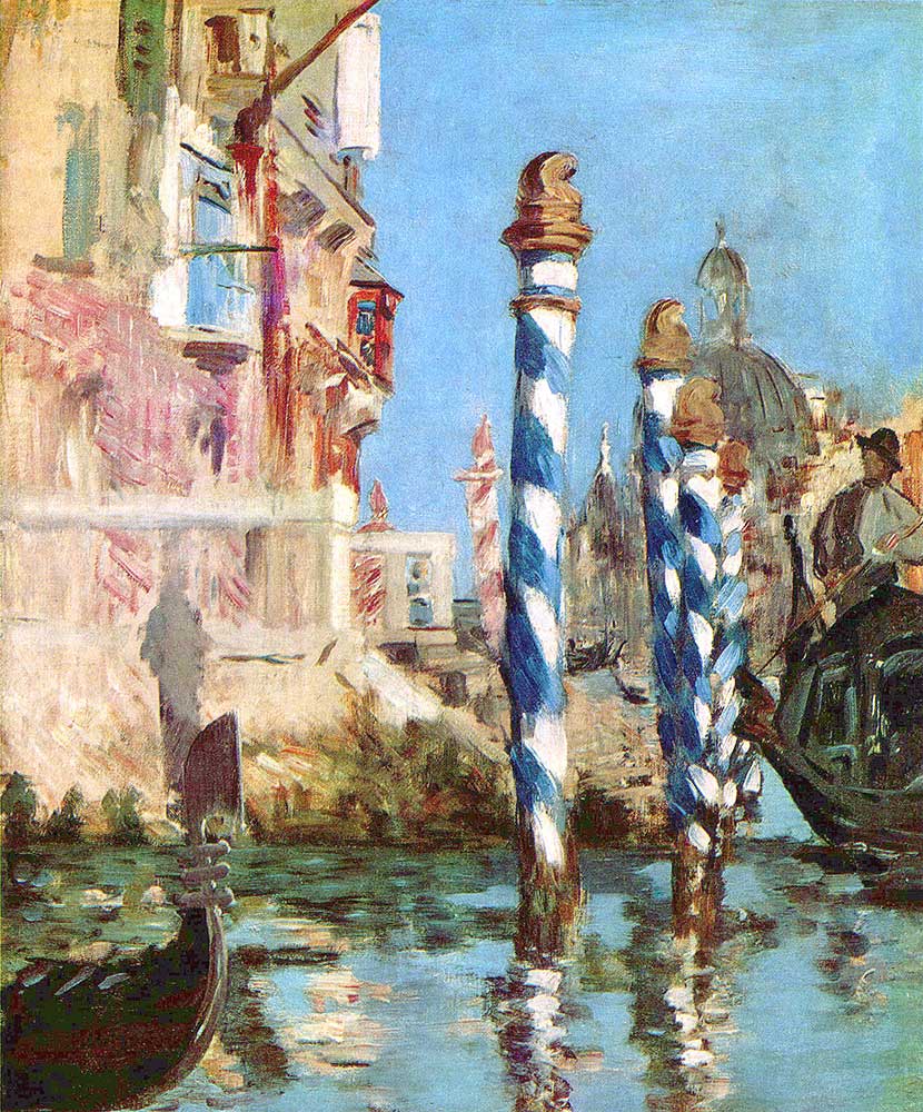 Edouard Manet Venedik'te Grand Kanal