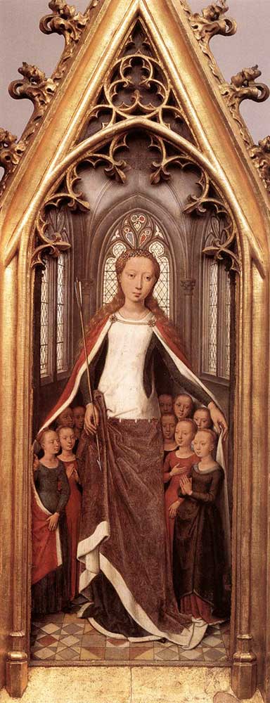 Hans Memling Azize Ursula ve Kutsal Bakireler