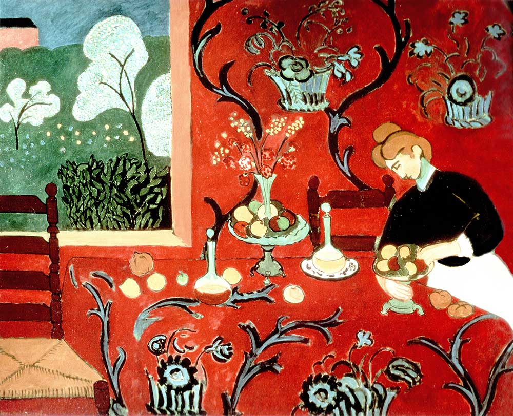 Henri Matisse Kırmızı Harmonisi