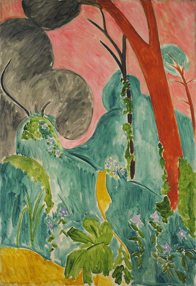 Henri Matisse Menekşeli Fas Bahçesi