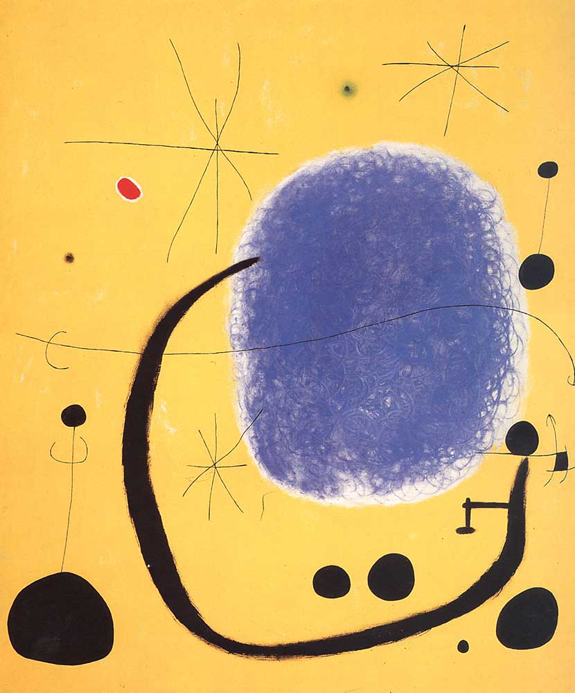 Joan Miro Gök Mavisinin Altını